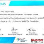 The successful training program was conducted in association with the Barclays Youth Employability Initiative and NASSCOM Foundation at Sandip Institute of Pharmaceutical Sciences.
